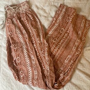 Rewatch Wide Leg Printed Pants Medium